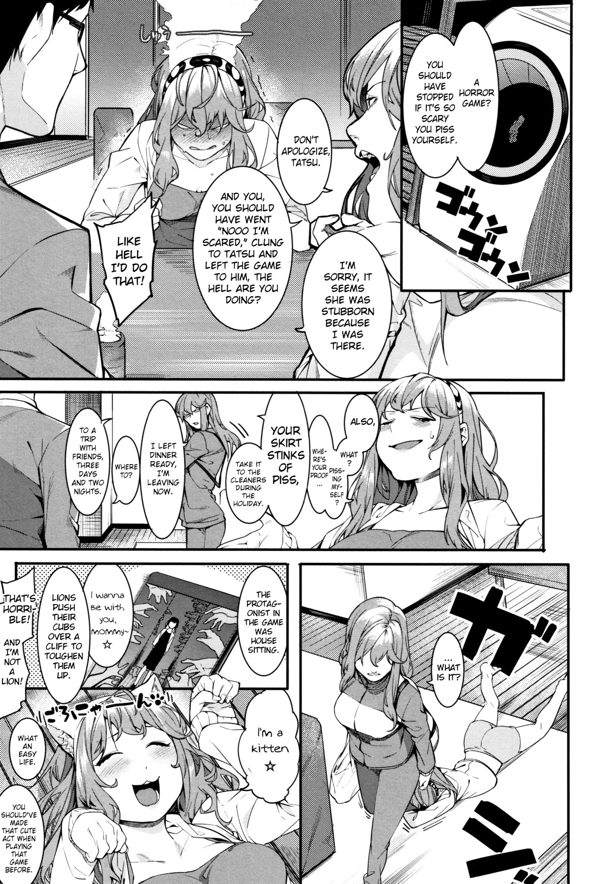 Hentai Manga Comic-Stay by My Side Just for Tonight-Read-5